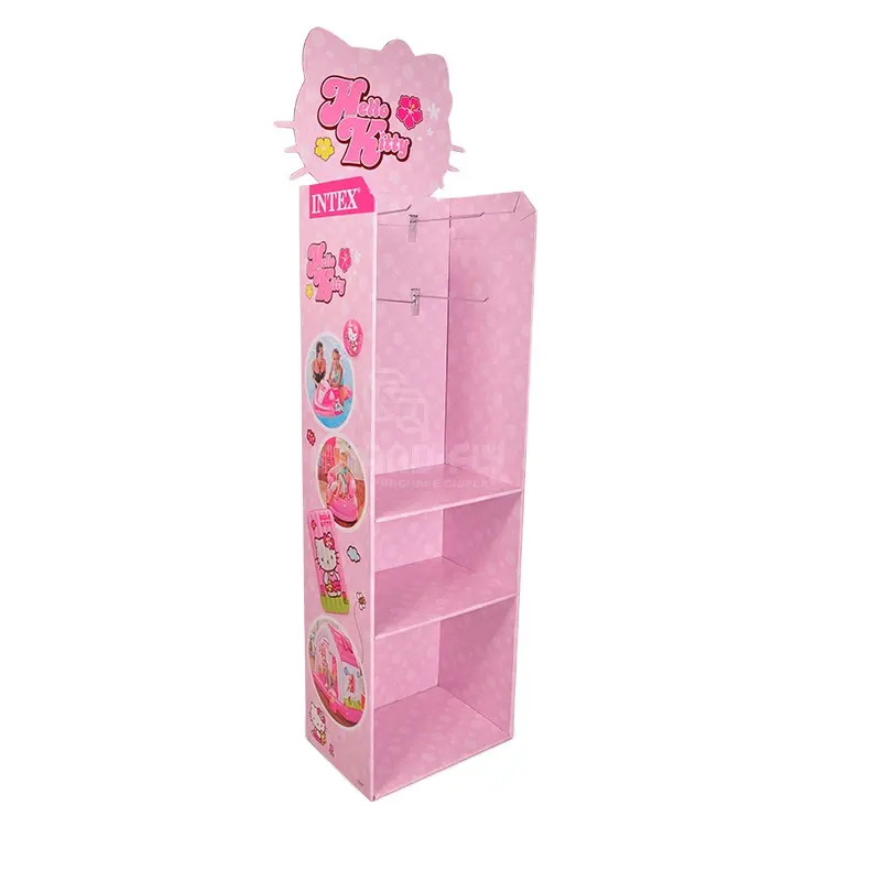 Quart Palette Carton FSDU Présentoir avec Tablettes Variables pour Les Jouets D'enfants