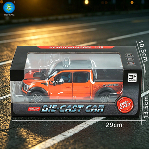 Modèle de <span class=keywords><strong>voiture</strong></span> en alliage Ford Raptor Pickup 1:20, véhicule à tirer en arrière avec son et lumière, camion tout-terrain, jouet pour garçons, collection pour enfants - Product Image 4
