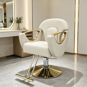 Venta al por Mayor de Muebles de Salón de Belleza, Silla de Peluquería de Lujo, Sillas de Lavado de Cabello, Silla de Barbería, Silla de Salón Blanca - Product Image 1