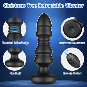 Vibromasseur <span class=keywords><strong>anal</strong></span> en silicone télécommandé avec grande queue de lapin pour femme - Product Image 3