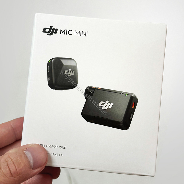 DJI Mic Mini (1 TX + 1 RX) 48-Hour Operation Wireless Microphone Transmission Audio Recording DJI Mic Mini