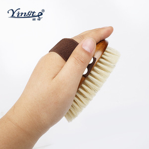 Yinste Solid Wood Boar Bristle Bath <b>Brush</b> Oval Shape With Strap For Body Scrubbing - Product Image 4