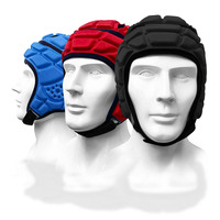 Casque de rugby réglable pour enfants, rembourrage en mousse souple, protection pour la tête, football, hockey, sports, vente en gros, OEM