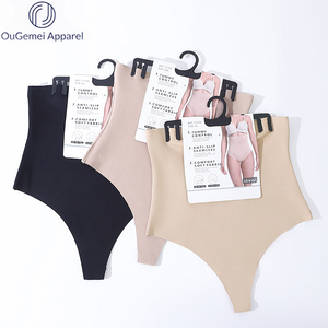 Factory <span class=keywords><strong>Outlet</strong></span> 3 colores sin costuras adelgazamiento Slim Fit ropa interior moldeador de cuerpo de cintura alta mujeres Control de barriga tangas bragas - Product Image 1