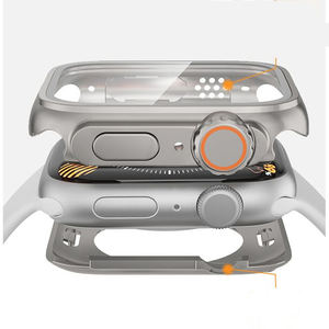 Coque de <span class=keywords><strong>protection</strong></span> intégrale en PC avec verre trempé pour <span class=keywords><strong>Apple</strong></span> <span class=keywords><strong>Watch</strong></span> 7 <span class=keywords><strong>8</strong></span> 9 Ultra 10 9 44mm <span class=keywords><strong>45mm</strong></span> 42mm 46mm - Product Image 5