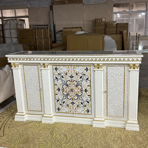 <span class=keywords><strong>Aparador</strong></span> de Madera Maciza Hecho a Mano en Francia con Incrustaciones de Parquet y Marquetería <span class=keywords><strong>para</strong></span> <span class=keywords><strong>Recibidor</strong></span> o Villa - Product Image 4