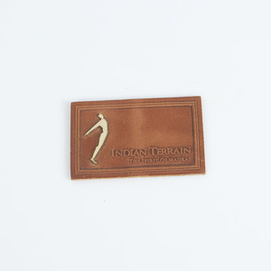 Etiquetas de Cuero Rectangulares Saint Dragon para Ropa y Accesorios, Impresión por Transferencia de Calor, Personalizables para Prendas de Vestir - Product Image 1