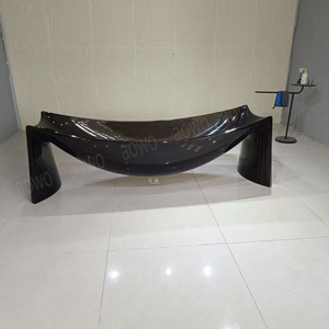 Orange Color Transparent Resin Bathtub <strong>Hammock</strong> Bathtub Solid Surfacing Easy to Install Hotel Freestanding Bathtub whirlpool <strong>Tub</strong> - Product Image 3