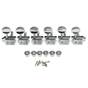 Clavijas de Afinación para Guitarra Eléctrica Vintage Estilo 6R, Aleación de Zinc, Semi-Cerradas, Afinan las <span class=keywords><strong>Cuerdas</strong></span> con Precisión, Accesorios - Product Image 6