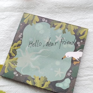 シルバーフォイルダイカット形状折りたたみプランナー異なる形状磁気スティッキーノートバッキングカード付き - Product Image 5