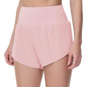 Shorts de course à séchage rapide pour femmes FOXA, taille haute avec poches zippées, shorts de tennis pour l'entraînement - Product Image 2