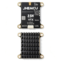 Émetteur vidéo FPV JHEMCU 5.8G VTX 600mW 800mW 1.6W 2W 2.5W 40CH à puissance réglable pour drones de course FPV et quadricoptères