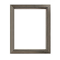 Cadre en bois massif sculpté à la main, design créatif personnalisé, feuille d'argent, écologique et durable, vente en gros
