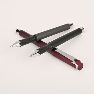 15 Bolígrafos de Gel Azul y Negro de Lujo en Oferta, con Punta Táctil, Logotipo Personalizado, 0.7 mm, Tacto Suave de Goma, Regalo Promocional - Product Image 2