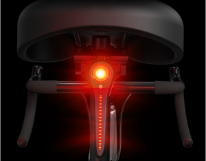 Feu arrière de vélo à LED équipé d'un <span class=keywords><strong>radar</strong></span> - Super lumineux, étanche, en ABS, portable, haute visibilité, longue durée de vie de la batterie, pour la conduite nocturne - Product Image 5