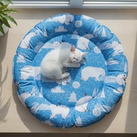 Tapis rafraîchissant pour animaux de compagnie, populaire pour l'été, anti-dérapant, rempli de gel, pour toutes les saisons, universel pour chat et chien