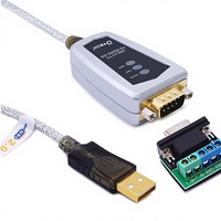 Cable Adaptador Convertidor de Puerto Serie USB 2.0 a RS422 RS485 DT-5019 Detech con Chip FTDI Compatible con Windows 11 10 8 7 XP Mac - 1.5 Pies
