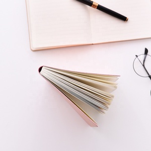 定制精背A5印刷标志日记本皮革笔记本日记本每日每月计划日记本 - Product Image 3