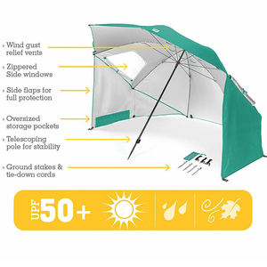 Parapluie pliable et imperméable pour l'extérieur, de haute qualité, personnalisé, imperméable, pour plage, tente, Camping, voyage, vente en gros, pièces - Product Image 6