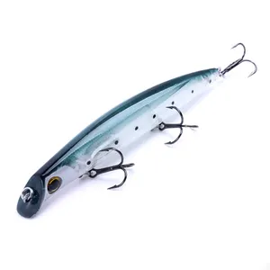 Lipless minnow balıkçılık yemler Popper lures 120mm 15.5g VMC kanca