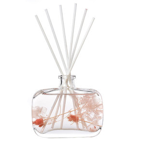 Diffuseur d'huiles essentielles sans flamme 100 ml, avec fleur stabilisée en forme d'eau décorative, pour assainisseur d'air domestique et parfum d'intérieur élégant - Product Image 5