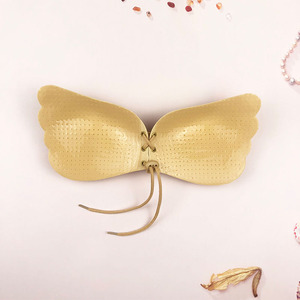 Reggiseno <span class=keywords><strong>con</strong></span> Silicone, Lingerie <span class=keywords><strong>con</strong></span> <span class=keywords><strong>Apertura</strong></span> Frontale a Farfalla, Senza Ferretto, Adesivo, per Donna - Product Image 1