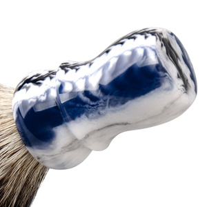 Brocha de Afeitar Profesional ZY SilverTip con Pelo de Texugo, Mango de Resina, Cerdas Suaves y Lisas, Ideal para Espuma Abundante de Alta Densidad, Cuidado y Aseo - Product Image 5