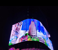 Écran LED flexible extérieur haute qualité, luminosité 5000 cd, étanche, lisible en plein soleil, garantie 2 ans pour la publicité