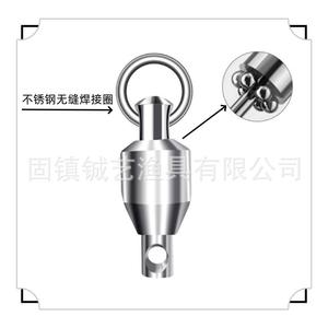 ตะขอเกี่ยวแบบหมุน Guzhen Chiyi หัวเดียว เชื่อมติด แบริ่งเคลือบนิกเกิล สำหรับตกปลาทะเล ตกปลาด้วยเหยื่อปลอม อุปกรณ์ตกปลา - Product Image 2