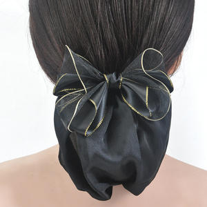 Filet à cheveux en tulle <span class=keywords><strong>pour</strong></span> l'été 2023, barrette à cheveux, ruban de stewardesse, pince à cheveux, couvre-chignon <span class=keywords><strong>pour</strong></span> femmes, filet <span class=keywords><strong>pour</strong></span> chignon, <span class=keywords><strong>snood</strong></span> - Product Image 1