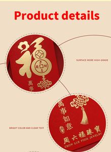 Enveloppe à argent personnalisée du fabricant, enveloppe rouge avec logo imprimé, portefeuille pour argent de mariage, fabrication chinoise, expédition - Product Image 2