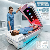 Capsule de sauna pour la récupération post-entraînement et la combustion des calories, FIR, graphène, jade, vibration, stérilisation à l'ozone, Bluetooth, salle de sport, spa, CE