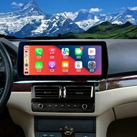Carplay untuk BMW Seri 3 E46 1998-2006 Layar Sentuh Dashboard 12,3 Inci untuk Pemutar Mobil Android Auto Layar Terpisah Navigasi GPS