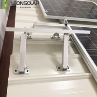 Support de montage photovoltaïque réglable en alliage d'aluminium avec pieds avant et arrière, modèle LS-AJ-FL, fabricant