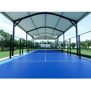 Quickly constructing the sunshade <b>roof</b> tension structure tennis, Padel and pickleball courts - Product Image 3