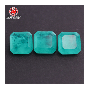 Gemma Sintetica Redleaf, <span class=keywords><strong>Pietra</strong></span> Preziosa Sfusa a Forma Quadrata, Smeraldo <span class=keywords><strong>Tormalina</strong></span> Paraiba, 13x13mm, 15.5g - Product Image 2