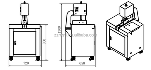 Máquina Automática para Prensar Esquinas Redondeadas en Cubiertas de Libros Rígidos, Máquina para Redondear Esquinas de Cajas - Product Image 4