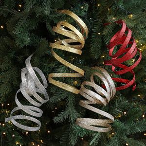 Christmas <b>Tree</b> Decorations, Sticky Powder <b>Slices</b>, Floral Arrangements, Plastic Curving Parts, Sparkler Spiral Ribbons - Product Image 1