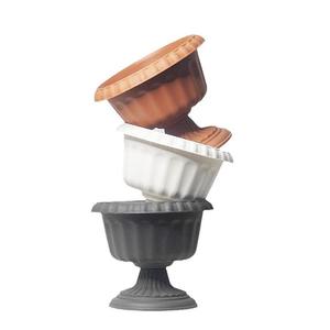 Vente directe usine – Pot de fleurs double couche en plastique style européen rétro imitation céramique pour bambou porte-bonheur et narcisse - Product Image 3