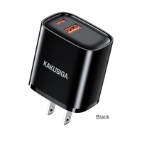 KAKUSIGA 30W PD PPS 18W QC Pengisi Daya Cepat Colokan AS Tahan Api PC Multi Port Portable Travel Power Supply Dengan Output Ganda