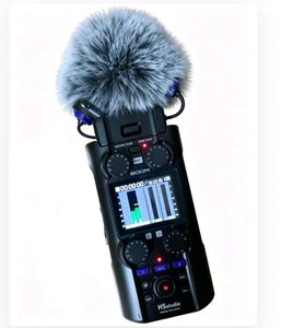 Parabrisas de Micrófono Profesional de Felpa Tejida, Antiviento Peludo para Micrófono de Condensador <span class=keywords><strong>Blue</strong></span> <span class=keywords><strong>Yeti</strong></span> (100% Poliéster) para Estudio - Product Image 5