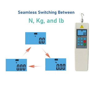 Medidor de Fuerza de Empuje y Tracción Digital de 500N 1000N con Interfaz USB, Dinamómetro Digital, Herramienta de Medición de Fuerza de Tracción - Product Image 4