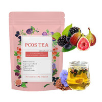 Tisane Apaisante aux Plantes pour le Syndrome Féminin, Tisane en Sachet Nourrissante pour l'Utérus aux Graines de Lin et aux Figues pour la Préservation de la Santé Féminine