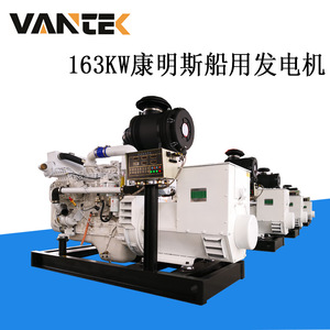 เครื่องกำเนิดไฟฟ้าดีเซล Jiangsu Wantai 163 กิโลวัตต์ 200 กิโลโวลต์แอมแปร์ สำหรับใช้งานทางทะเล พร้อมระบบควบคุมแรงดันไฟฟ้าอัตโนมัติ - Product Image 2