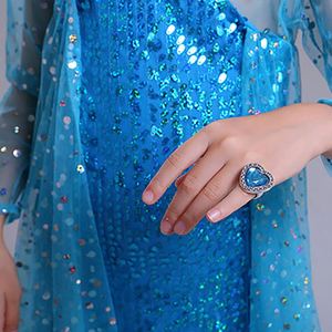 Costume de Fille Snow 2 Kids, Robe à Manches Longues Bleue à Paillettes, TV & Film, Halloween - Product Image 5