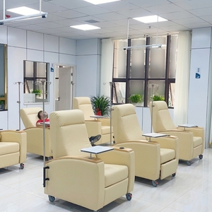 Chaise confortable de traitement <span class=keywords><strong>médical</strong></span> d'hôpital de personne seule d'infusion/chaise de dialyse moderne électrique réglable - Product Image 6