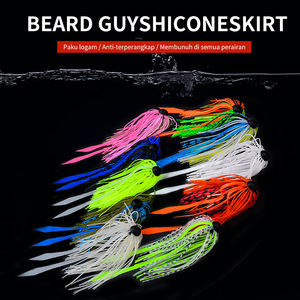 กระโปรงล่อปลาแบบทำเองขนาด2.25กรัม/12ซม. อุปกรณ์เสริมสำหรับร่มเหยื่อปลาหมึก/ปลาหมึก - Product Image 2