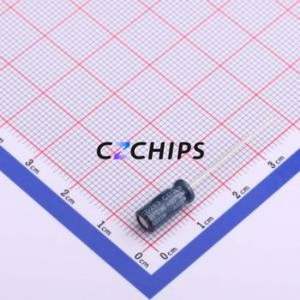 Condensador Electrolítico de Aluminio de Montaje Pasante ECR1EBK470MLL050011, D5xL11.5mm 47uF 20% 25V 2mm - Product Image 2