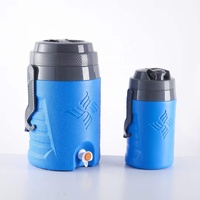 Glacière 1.9L + 5.8L boisson glacière garder les marchandises glace refroidissement avec cruche pour camping en plein air pique-nique sport nourriture refroidisseur glacière glacière