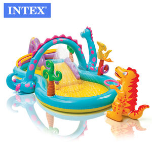 <span class=keywords><strong>Intex</strong></span> 57135 Play Centre Fun Enfants Enfants Fête Toboggans Gonflables Extérieur Arrière-Cour <span class=keywords><strong>Air</strong></span> Blow up Toboggan <span class=keywords><strong>Gonflable</strong></span> avec Piscine - Product Image 2